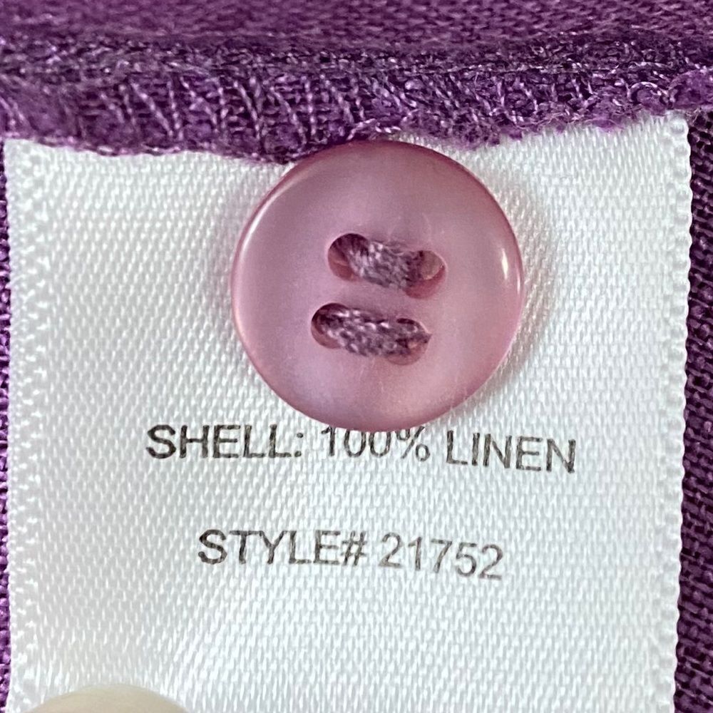 Purple Linen Tunic - Picture 12 of 14